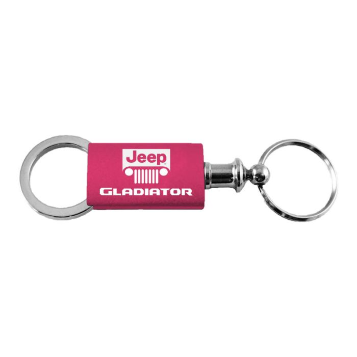 AUG GLADIATOR ALUM VALET KEY FOB  PINK
