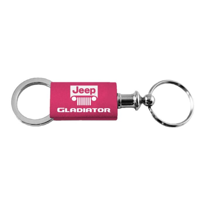 AUG GLADIATOR ALUM VALET KEY FOB  PINK