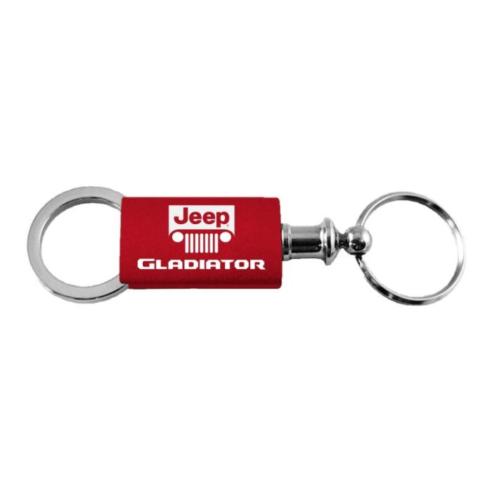 AUG GLADIATOR ALUM VALET KEY FOB  RED