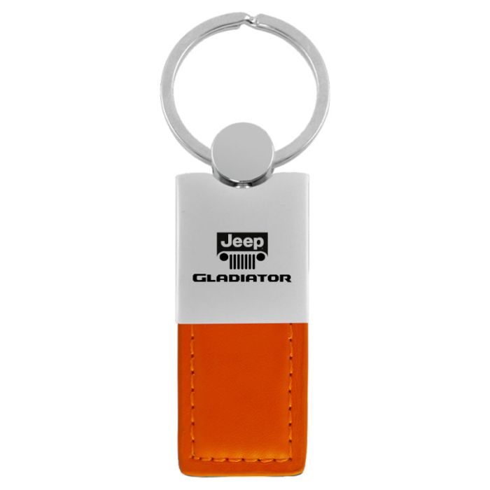 AUG GLADIATOR LEATH CHROME KEY FOB  ORN