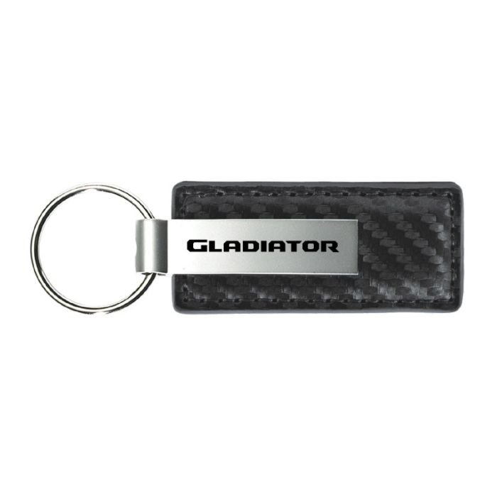 AUG GLADIATOR CRB FIB LTHR KEY FOB  GUN