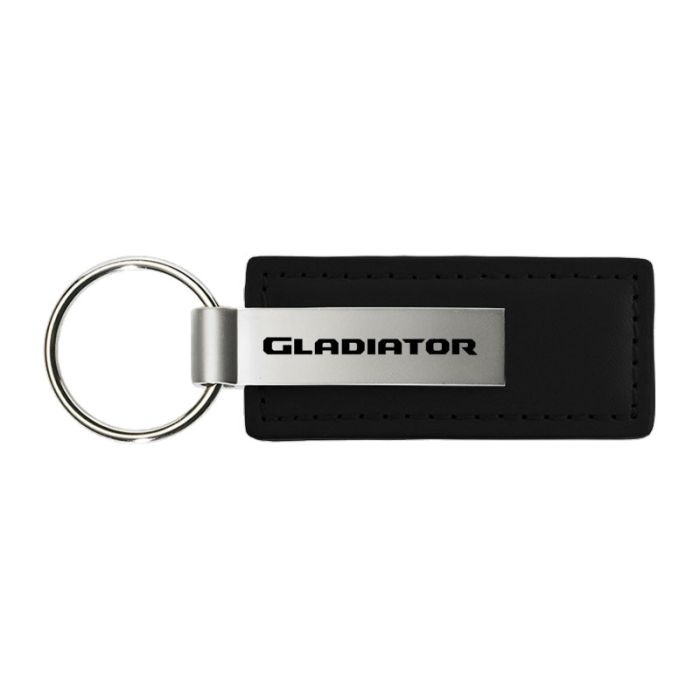 Automotive Gold  Leather Gladiator Keychain 