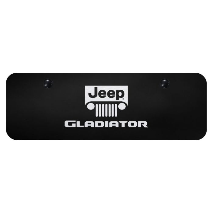 Automotive Gold  Laser Etched Stainless Gladiator Mini License Plate  