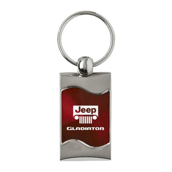 AUG GLADIATOR RECT WAVE KEY FOB  BURG