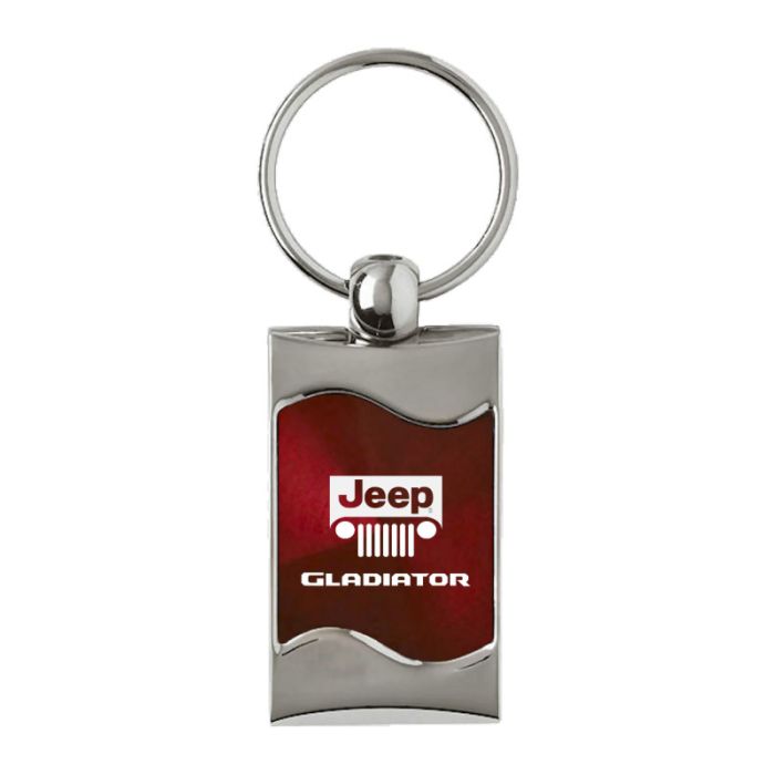 AUG GLADIATOR RECT WAVE KEY FOB  BURG