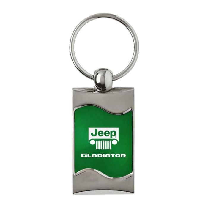 AUG GLADIATOR RECT WAVE KEY FOB  GREEN