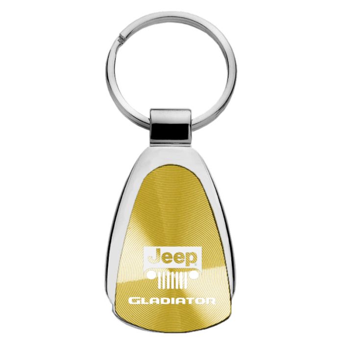 AUG GLADIATOR TEARDROP KEY FOB GOLD