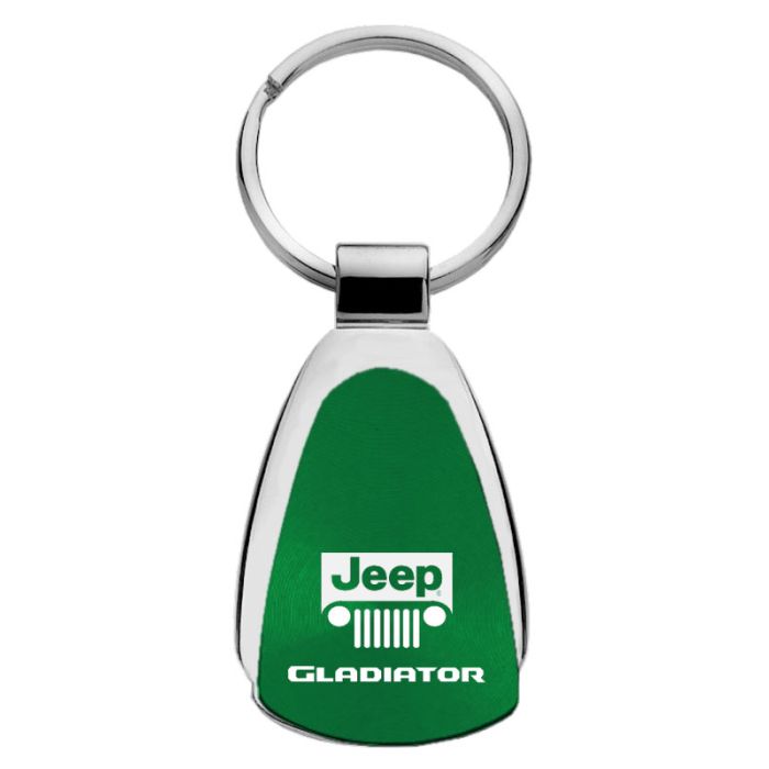 AUG GLADIATOR TEARDROP KEY FOB GREEN