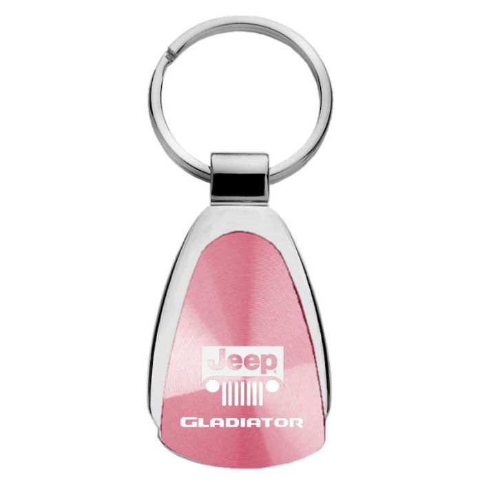 AUG GLADIATOR TEARDROP KEY FOB PINK