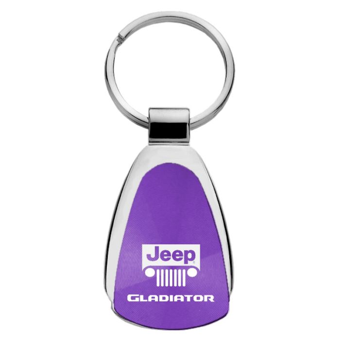 AUG GLADIATOR TEARDROP KEY FOB PURPLE