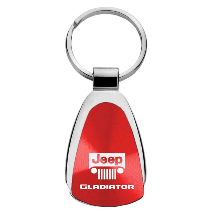 AUG GLADIATOR TEARDROP KEY FOB RED