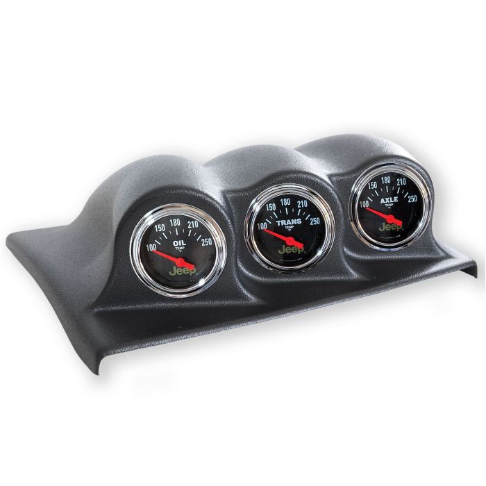 Auto Meter  Triple Dash Pod for 07-10 Jeep Wrangler JK