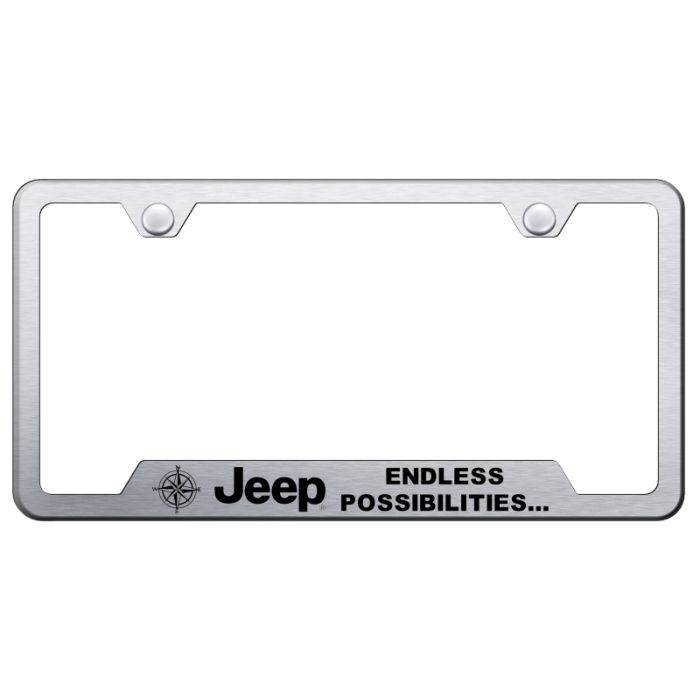 AUG JEEP ENDLESS CUTOUT FRAME BRUSHED