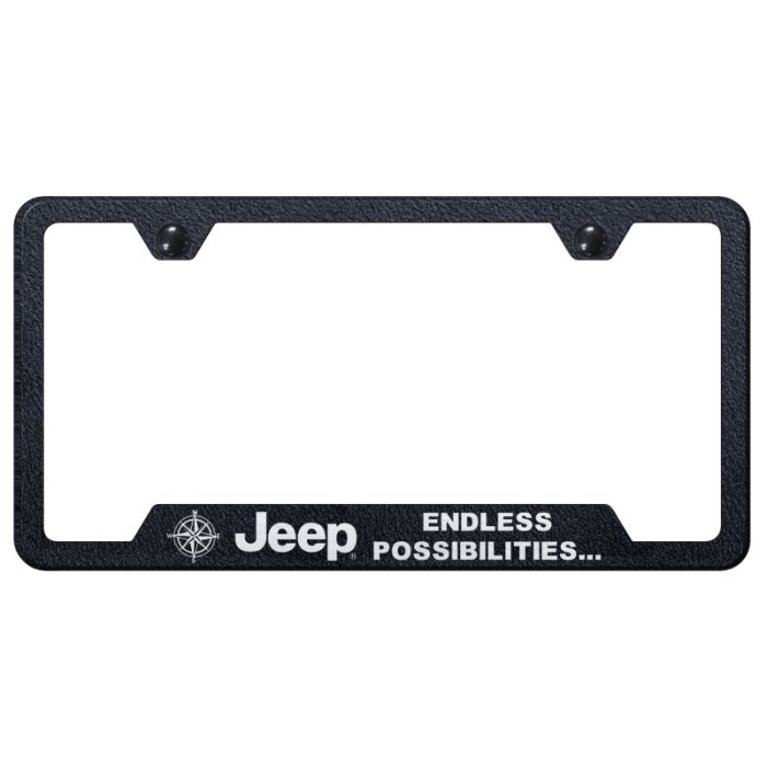 AUG JEEP ENDLESS CUTOUT FRAME RUG BLACK