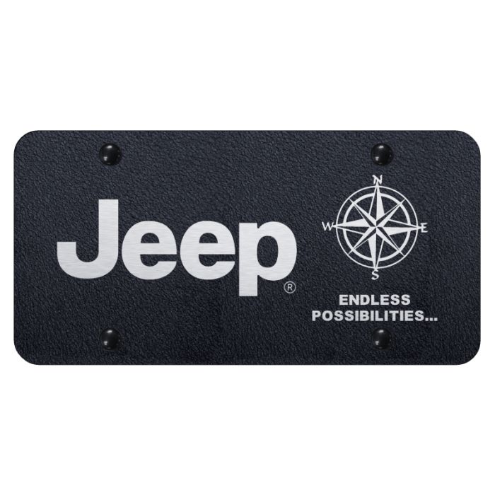 AUG JEEP ENDLESS LICENSE PLATERUG BLK