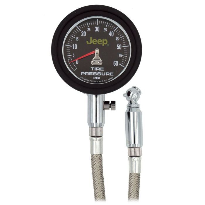 Auto Meter 880805 Jeep Tire Pressure Gauge 0-60 PSI Analog 