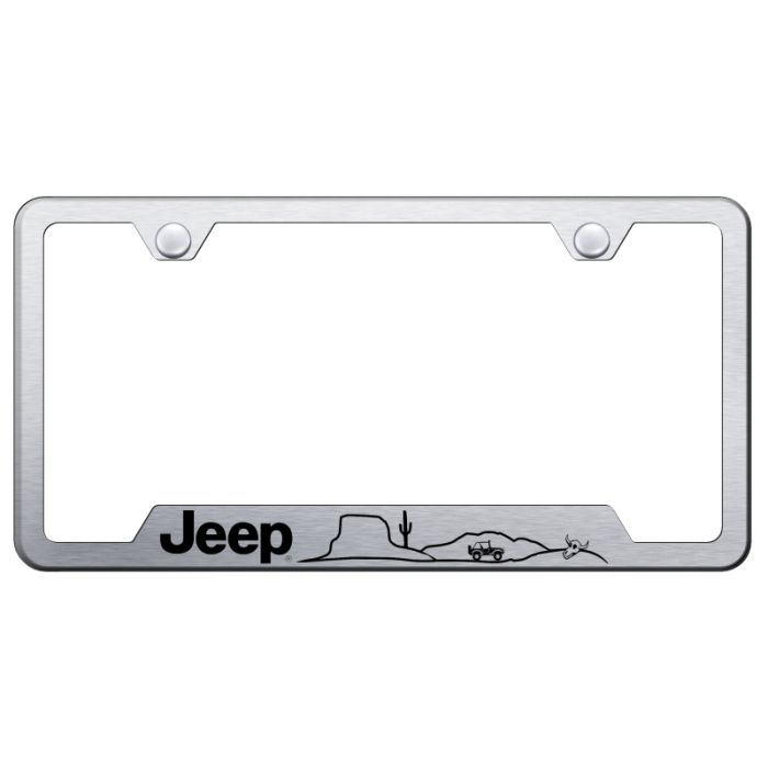JEEP DESERT LSR ETCH CUTOUT FRAME BRUSH