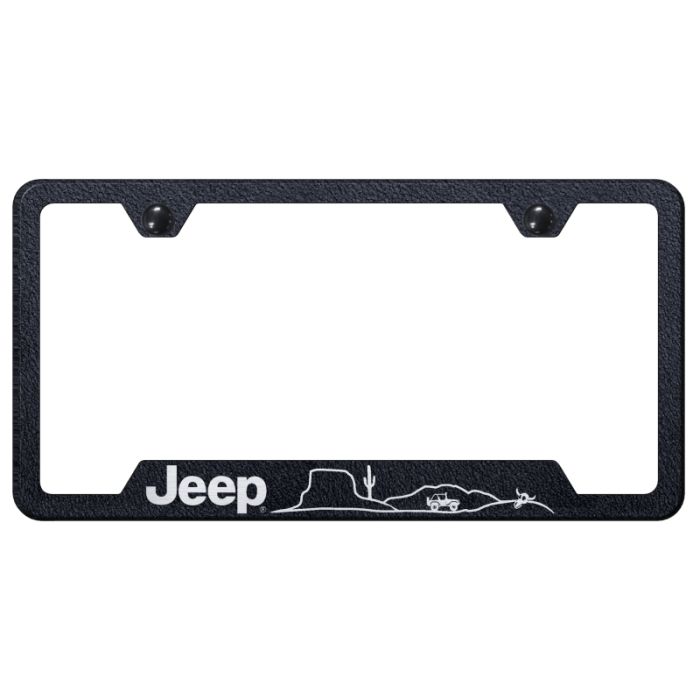 JEEP DESERT LSR ETCH CUTOUT FRAME RUG