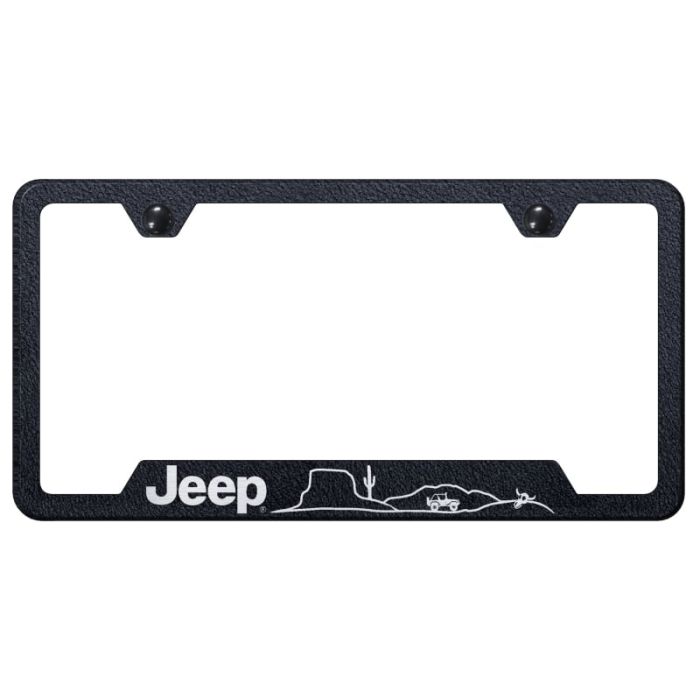 JEEP DESERT LSR ETCH CUTOUT FRAME RUG