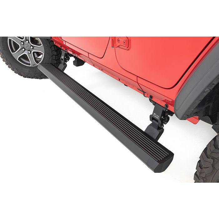 Rough Country PSR610430 Running Boards for 18-23 Jeep Wrangler JL Unlimited 4-Door