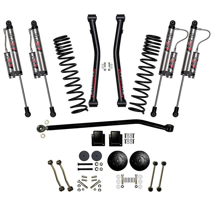 3.5 in. Suspension Lift Kit. Gladiator JT Rubicon. Gas Will Not Fit Diesel Models. Will Not Fit Mojave Models.