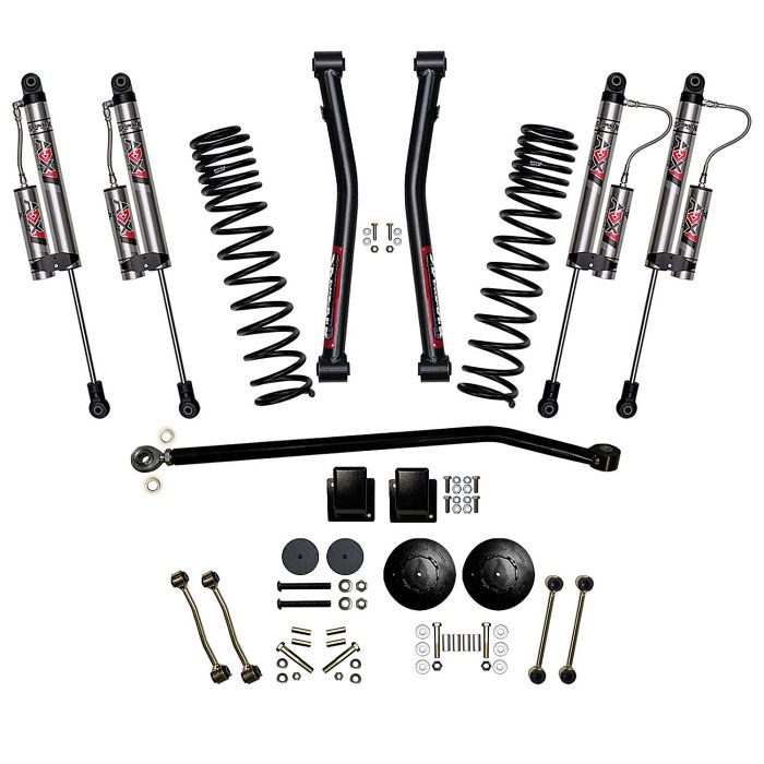 3.5 in. Suspension Lift Kit. Gladiator JT Rubicon. Gas Will Not Fit Diesel Models. Will Not Fit Mojave Models.