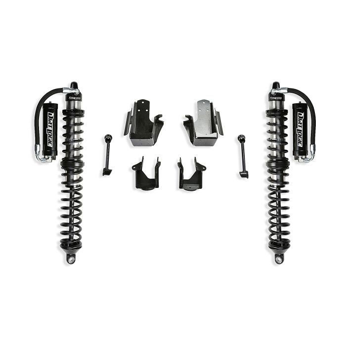 Fabtech  Coilover Conversion with 2.5" Dirt Logic Front Reservoir Shocks for 21-22 Jeep Wrangler JL Unlimited 4-Door