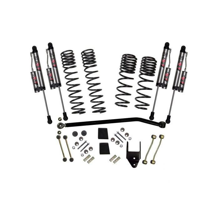 Skyjacker - 3.75" Suspension Lift Kit with ADX Reservoir Shocks Wrangler JLU 4XE Rubicon