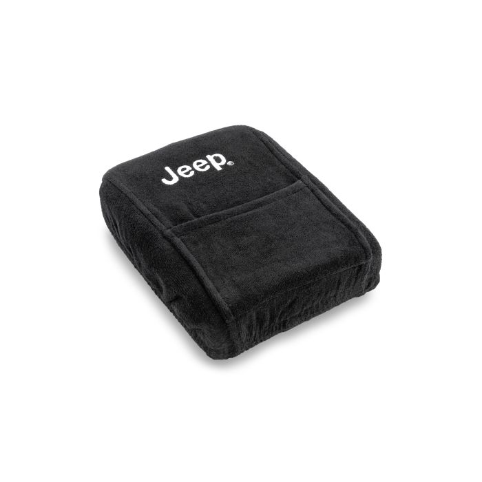 Insync KAJGCL21-23 Jeep Logo Console Lid Cover - in Black for 21-23 Jeep Grand Cherokee WK2 & WL