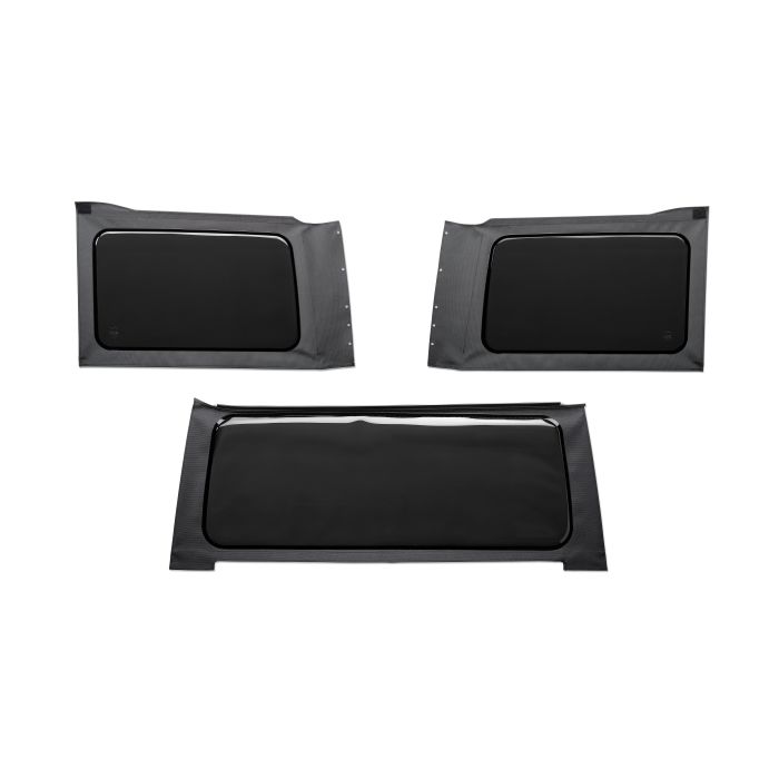 OE JL Replacement Windows - Jeep 2018-23 Wrangler JL (4-Door; Black Vinyl; Tinted)