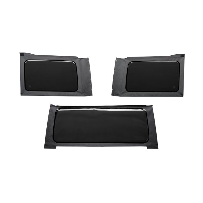 OE JL Replacement Windows - Jeep 2018-23 Wrangler JL (4-Door; Black Vinyl; Tinted)