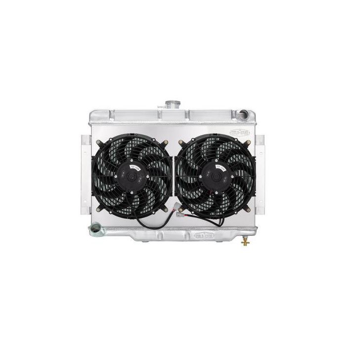Cold Case MOJ990AK Aluminum Performance Radiator with Dual 12" Fan Kit for 70-85 Jeep CJ5 & CJ7 