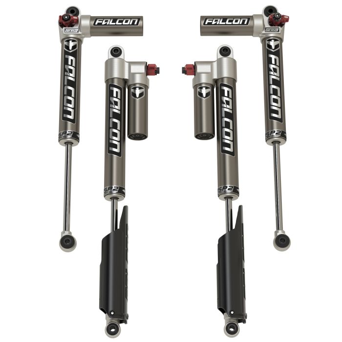 JT EcoDiesel: Falcon SP2 3.3 Fast Adjust Piggyback Shock Kit (3.5–4.5” Lift LT)