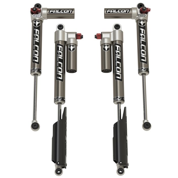 JT EcoDiesel: Falcon SP2 3.3 Fast Adjust Piggyback Shock Kit (3.5–4.5” Lift LT)