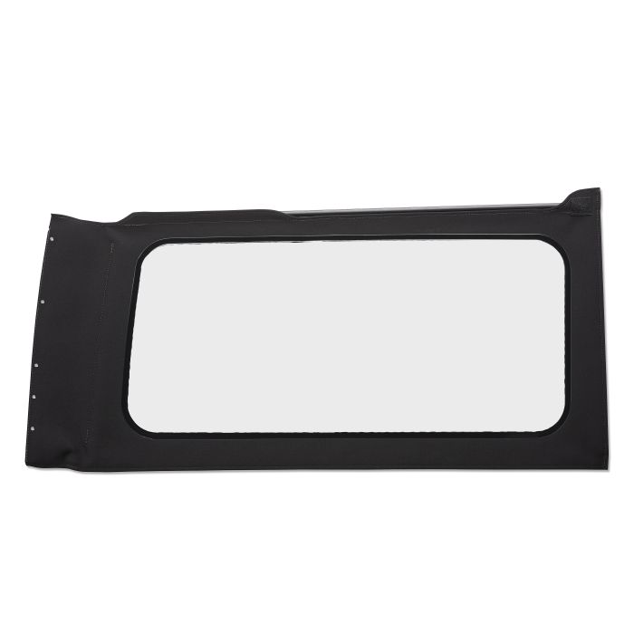 OE JL Replacement Windows - Jeep 2018-23 Wrangler JL (Quarter Right Hand; 2-Door; Black Twill; Clear)