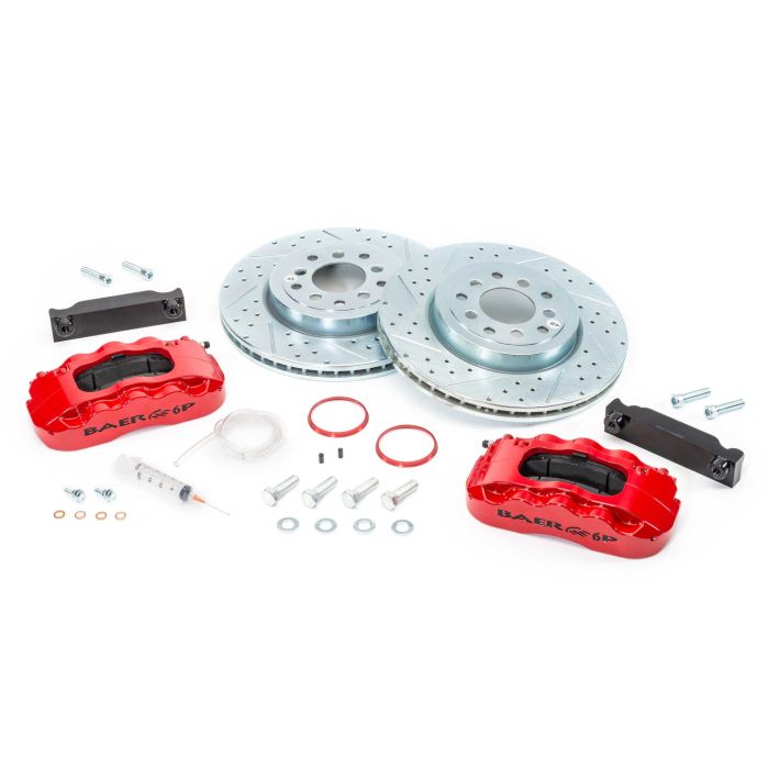 BAER PRO FRONT BRAKE KIT JL RED