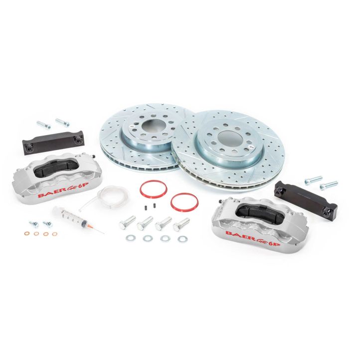 BAER PRO FRONT BRAKE KIT JL SILVER