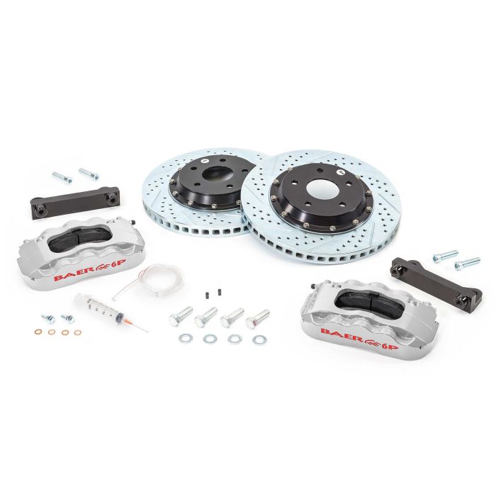 BAER PRO+ FRONT BRAKE KIT JL SILVER