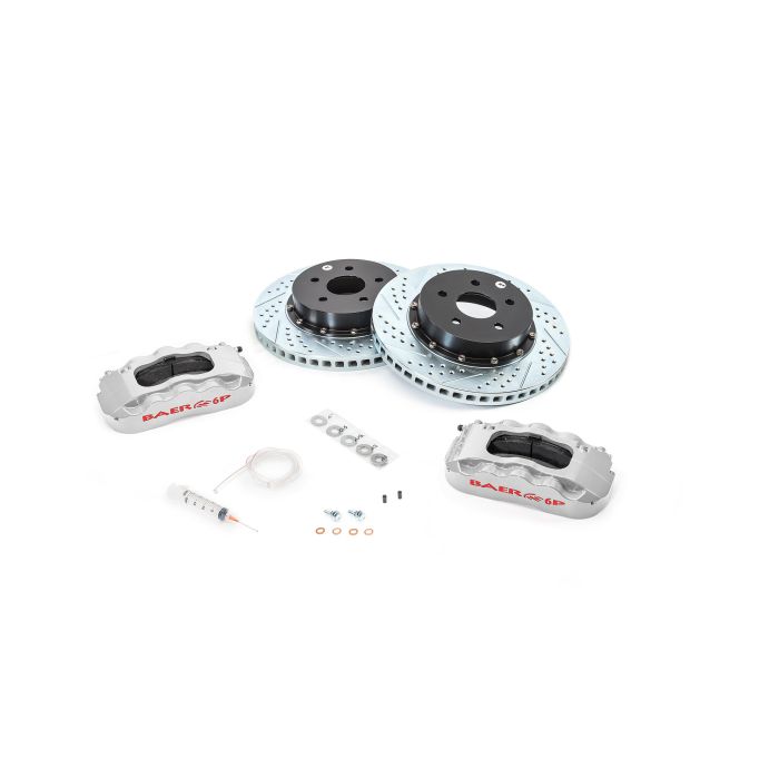 BAER PRO+ REAR BRAKE KIT JL SILVER