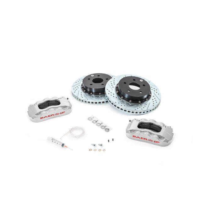 BAER PRO+ REAR BRAKE KIT JL SILVER
