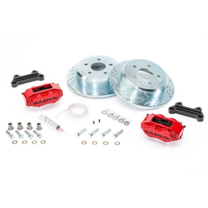 BAER SS4 REAR BRAKE KIT JL RED