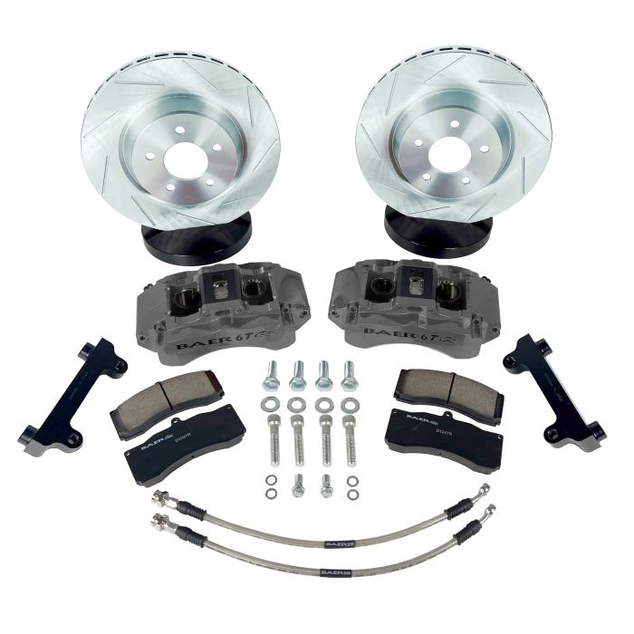 Baer Brakes 13.5" 6T Front Brake Kit, Graphite Gray, SDZ 07-25 JK/JL/JT