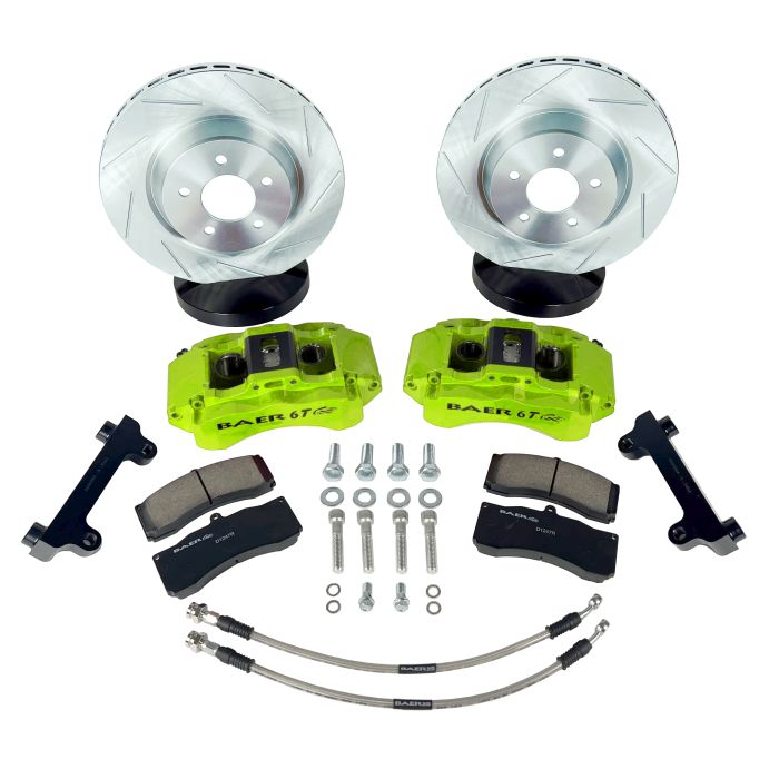 Baer Brakes 13.5" 6T Front Brake Kit, Monster Green, SDZ 07-25 JK/JL/JT