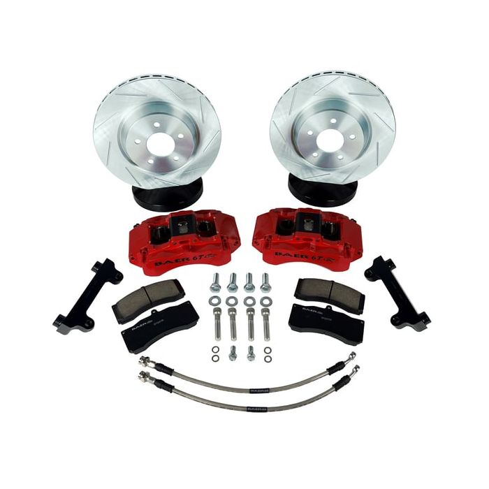 Baer  13.5" 6T Front Brake Kit for 07-25 Jeep Wrangler JK, JL & Gladiator JT with OE Spindles & Hubs