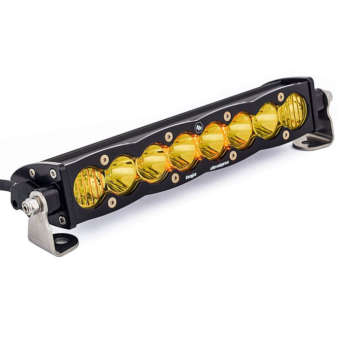 BAJ S8 LED LIGHT BAR DRV COMBO 10IN AMB