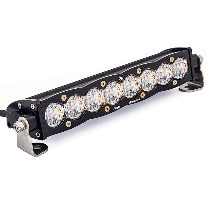 BAJ S8 LED LIGHT BAR DRV WIDE 10IN WHT
