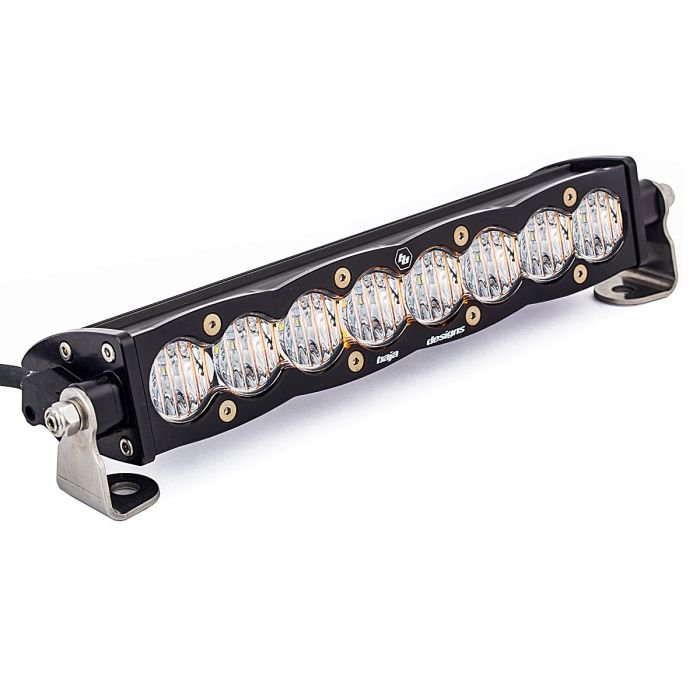 BAJ S8 LED LIGHT BAR DRV WIDE 10IN WHT