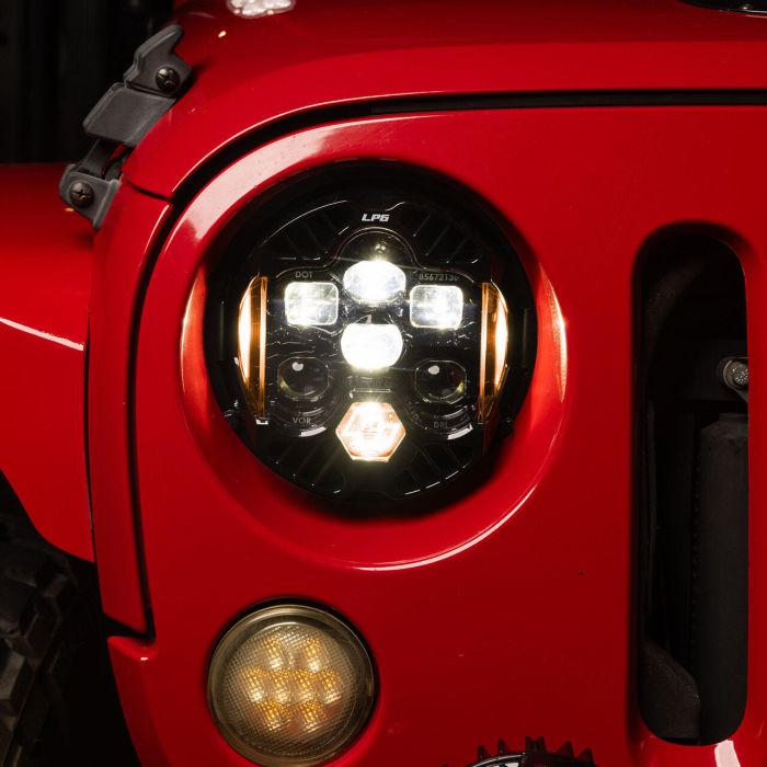 Baja Designs  DOT LP6 LED Headlight Kit for 07-18 Jeep Wrangler JK