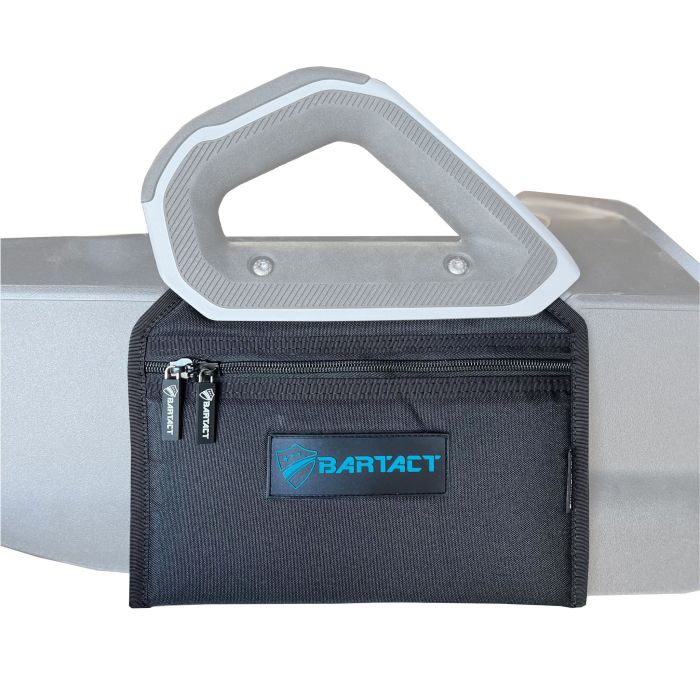 Bronco Console Organizer Pouch for Ford Bronco 2021-25 Center Console Passenger Side Lower Area Bartact BLACK / VELOCITY BLUE LOGO