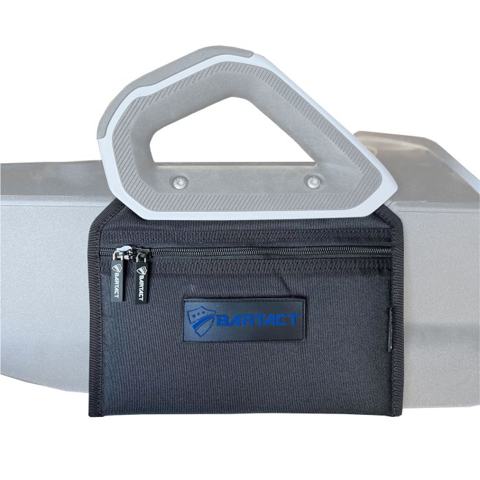 Bronco Console Organizer Pouch for Ford Bronco 2021-25 Center Console Passenger Side Lower Area Bartact BLACK / NAVY LOGO